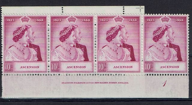 Image of Ascension SG 50/1 UMM British Commonwealth Stamp